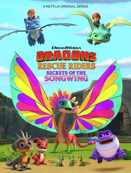 دانلود انیمیشن Dragons Rescue Riders Secrets of the Songwing 2020 با دوبله فارسی