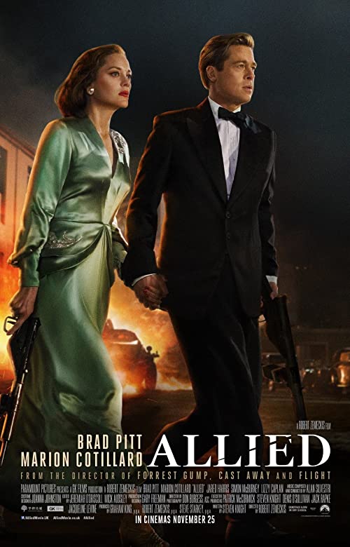 دانلود فیلم Allied 2016 با زیرنویس فارسی چسبیده