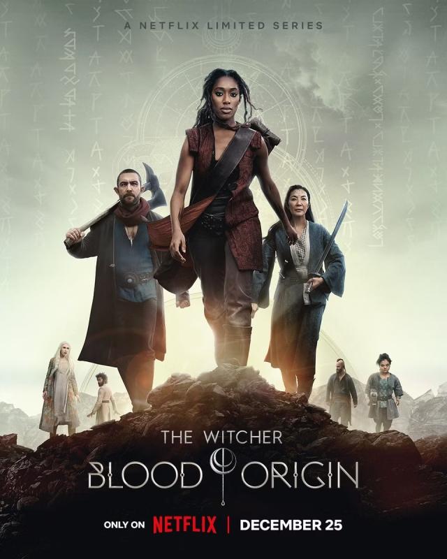 پوستر جدید سریال The Witcher: Blood Origin منتشر شد