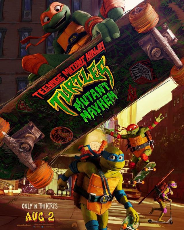  پوستر جدید Teenage Mutant Ninja Turtles: Mutant Mayhem