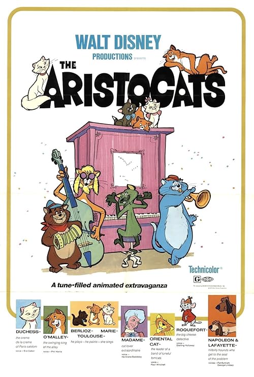 دانلود انیمیشن The Aristocats 1970 با زیرنویس فارسی چسبیده